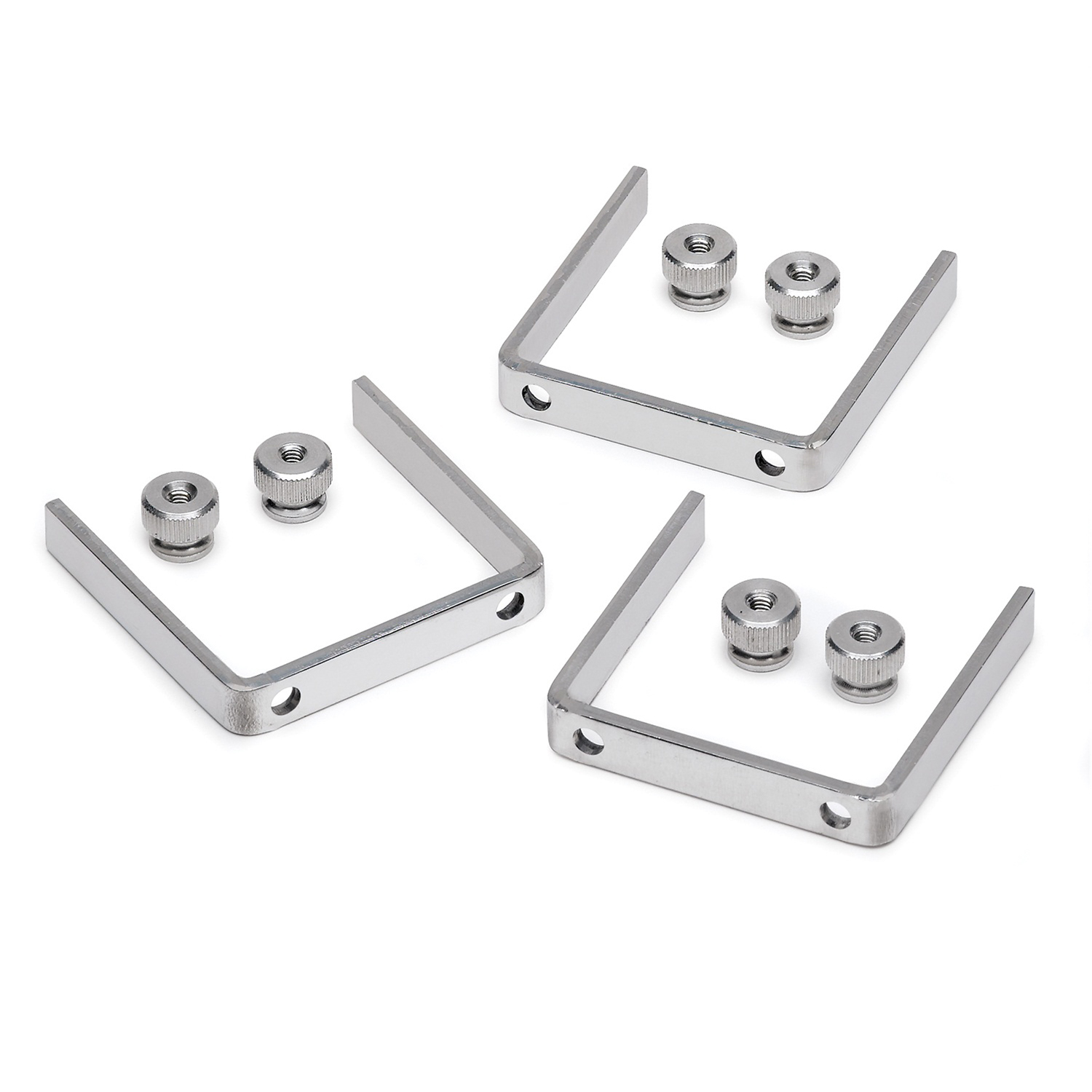 AutoMeter 2225 GAUGE BRACKET  KIT, 2 1/16\", ALUMINUM, QTY 3
